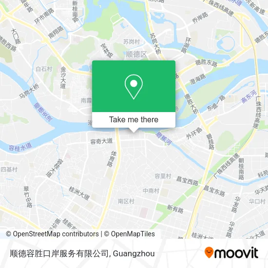 顺德容胜口岸服务有限公司 map