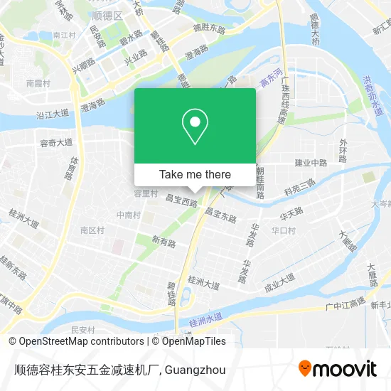 顺德容桂东安五金减速机厂 map