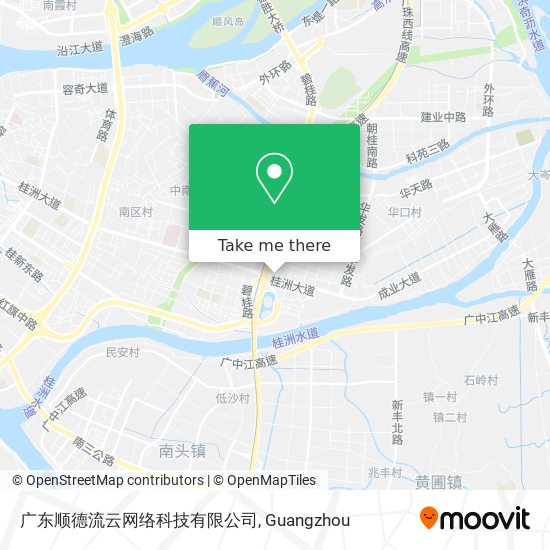 广东顺德流云网络科技有限公司 map