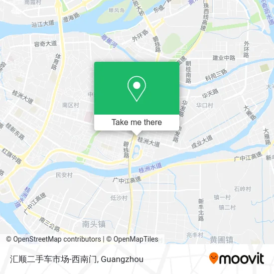 汇顺二手车市场-西南门 map