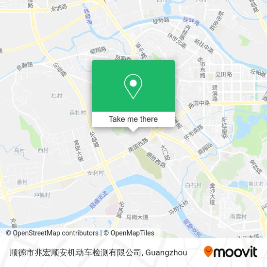顺德市兆宏顺安机动车检测有限公司 map