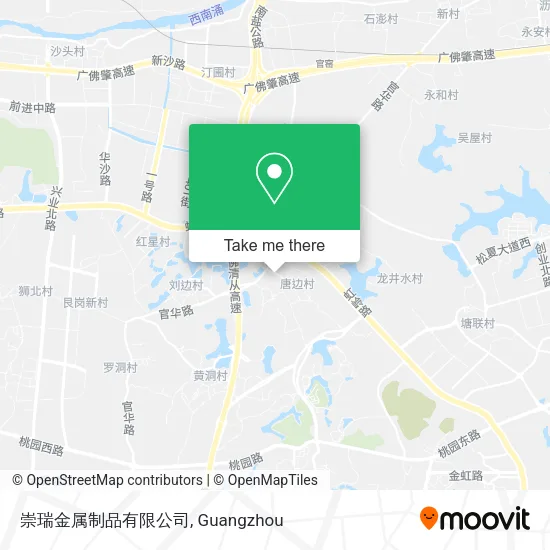 崇瑞金属制品有限公司 map