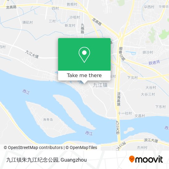 九江镇朱九江纪念公园 map