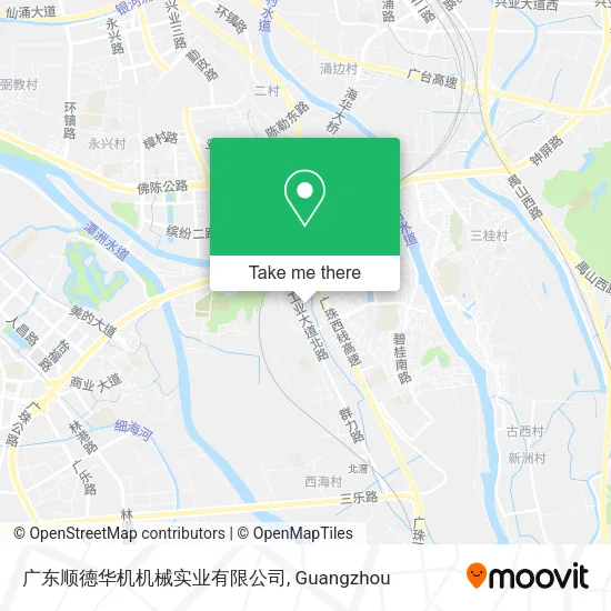 广东顺德华机机械实业有限公司 map