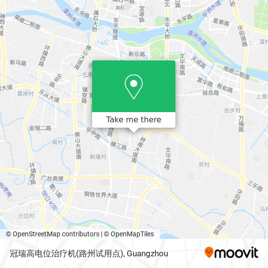 冠瑞高电位治疗机(路州试用点) map