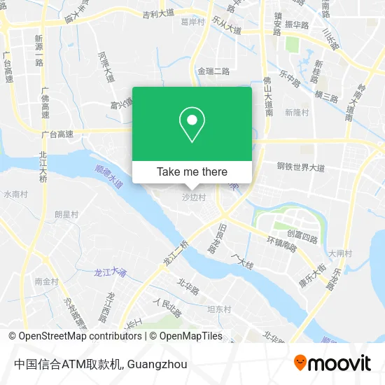 中国信合ATM取款机 map