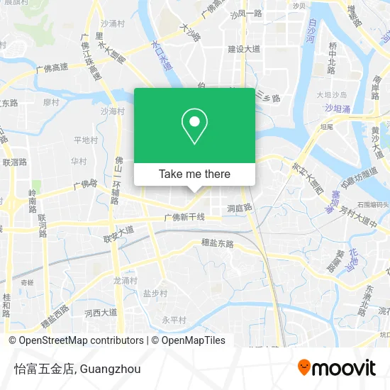 怡富五金店 map