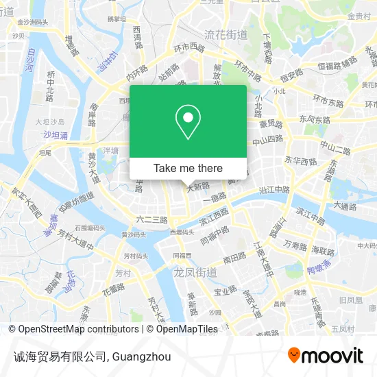 诚海贸易有限公司 map