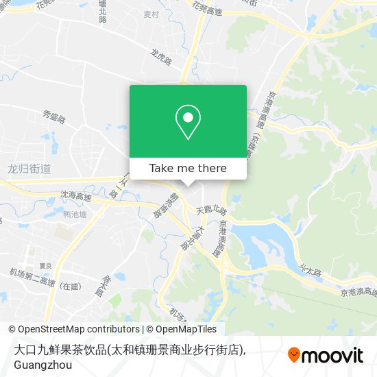 大口九鲜果茶饮品(太和镇珊景商业步行街店) map
