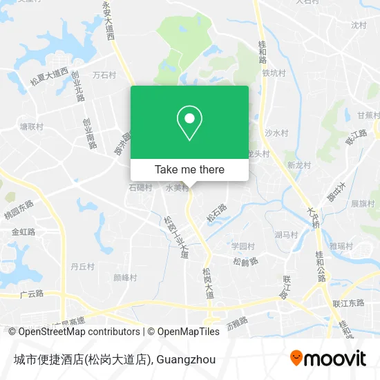 城市便捷酒店(松岗大道店) map