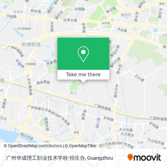 广州华成理工职业技术学校-招生办 map
