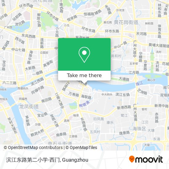 滨江东路第二小学-西门 map
