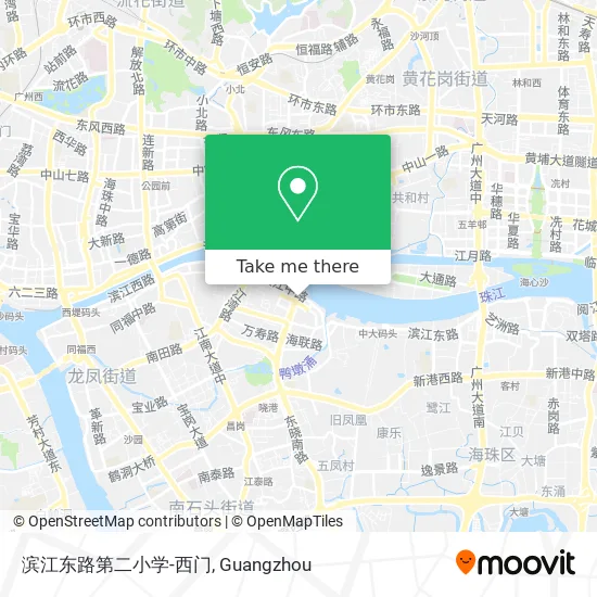 滨江东路第二小学-西门 map