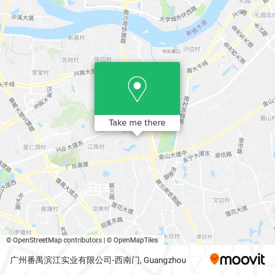 广州番禺滨江实业有限公司-西南门 map