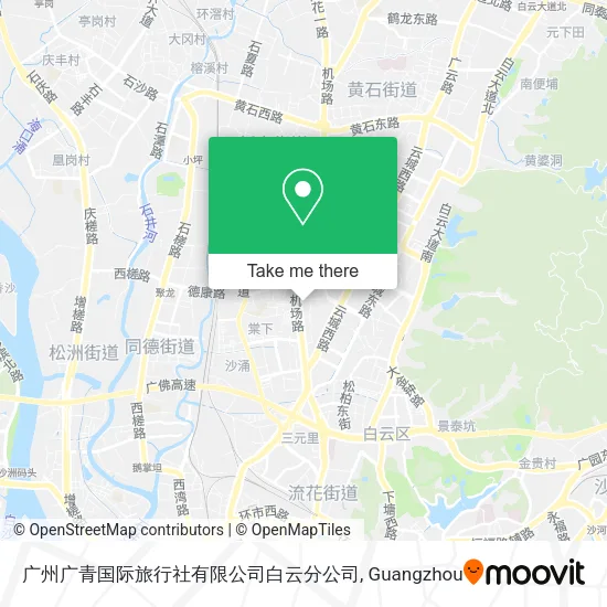 广州广青国际旅行社有限公司白云分公司 map