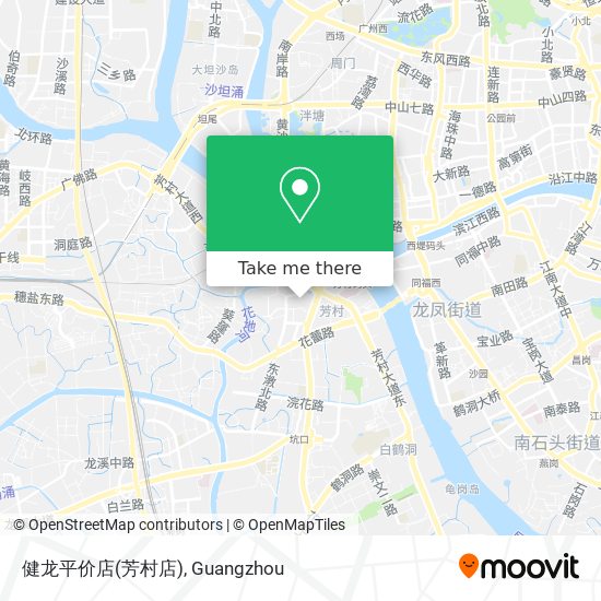 健龙平价店(芳村店) map