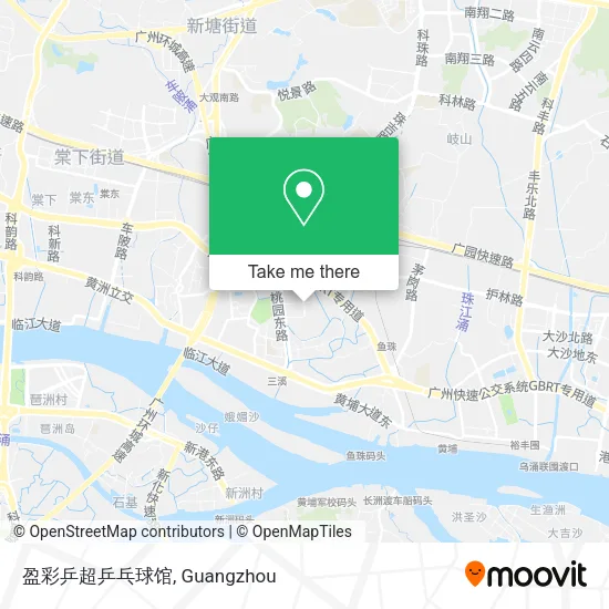 盈彩乒超乒乓球馆 map