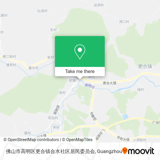 佛山市高明区更合镇合水社区居民委员会 map