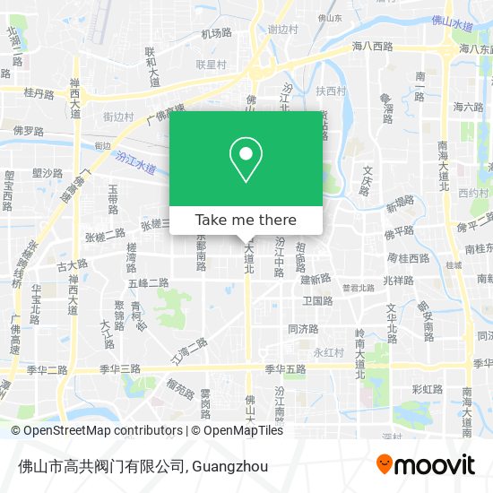 佛山市高共阀门有限公司 map
