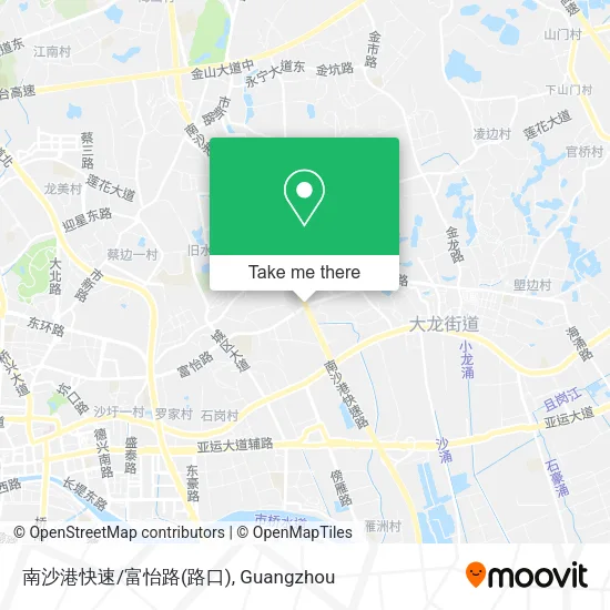 南沙港快速/富怡路(路口) map
