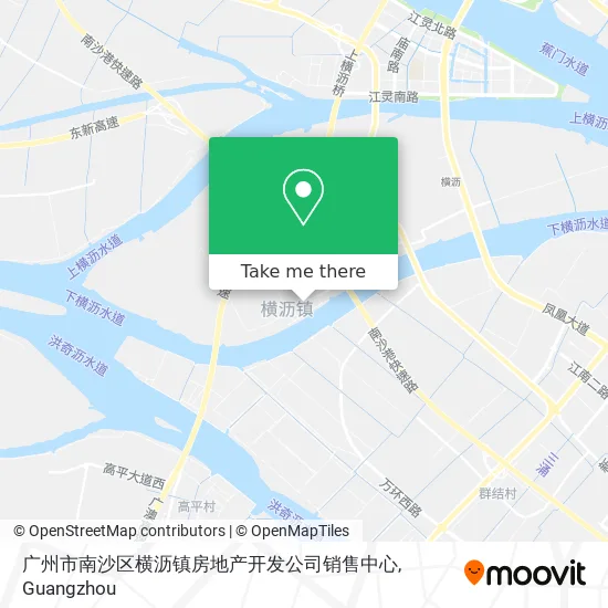广州市南沙区横沥镇房地产开发公司销售中心 map