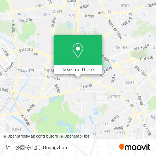 钟二公园-东北门 map