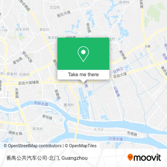 番禺公共汽车公司-北门 map