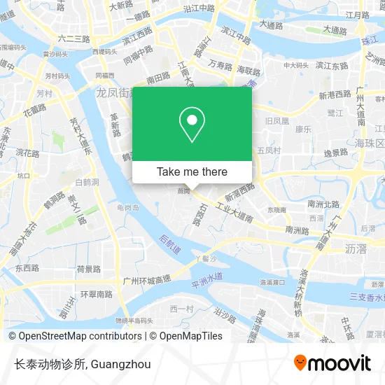 长泰动物诊所 map