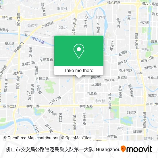 佛山市公安局公路巡逻民警支队第一大队 map
