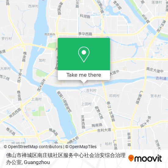 佛山市禅城区南庄镇社区服务中心社会治安综合治理办公室 map