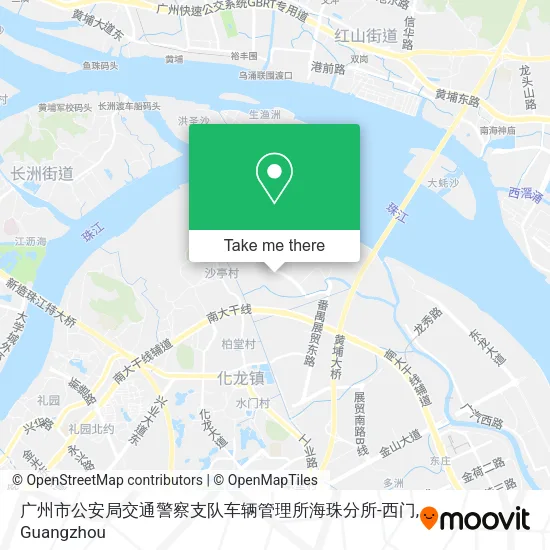 广州市公安局交通警察支队车辆管理所海珠分所-西门 map
