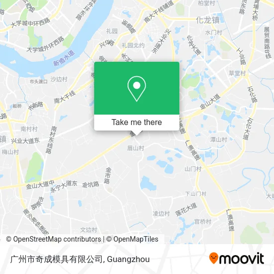 广州市奇成模具有限公司 map