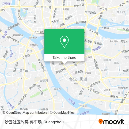 沙园社区昀昊-停车场 map
