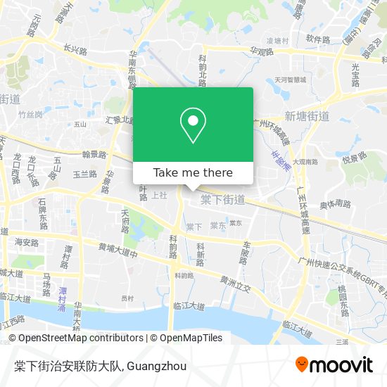 棠下街治安联防大队 map