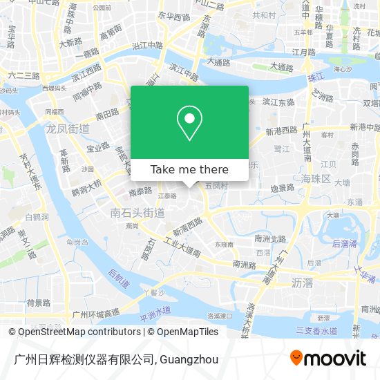 广州日辉检测仪器有限公司 map