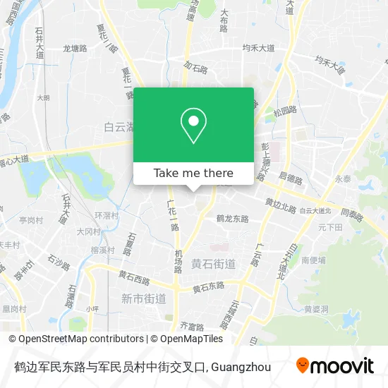 鹤边军民东路与军民员村中街交叉口 map