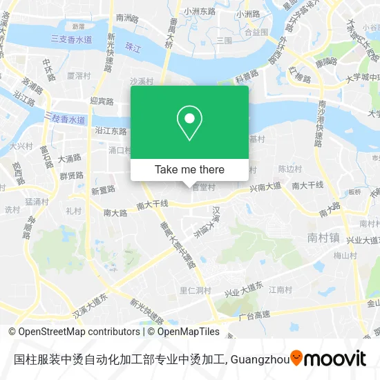 国柱服装中烫自动化加工部专业中烫加工 map