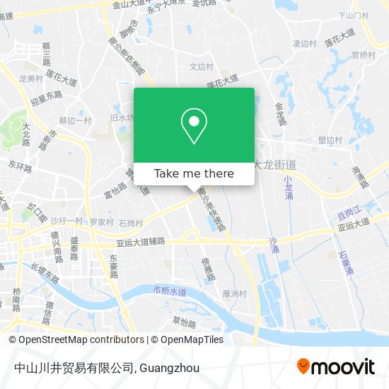 中山川井贸易有限公司 map