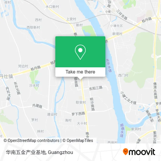 华南五金产业基地 map