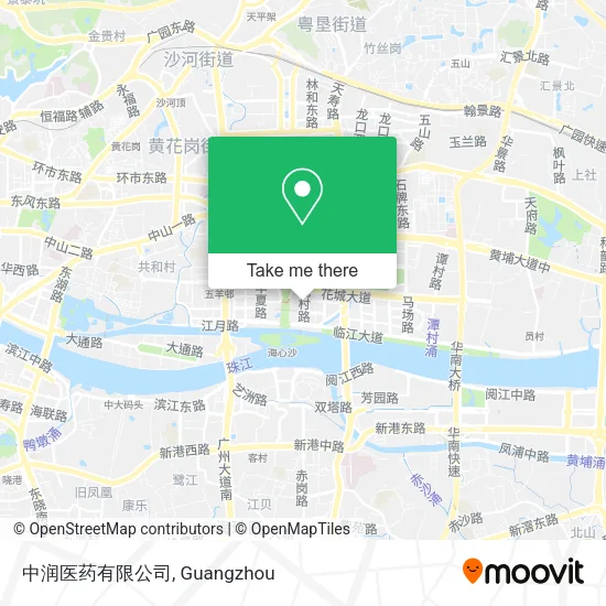 中润医药有限公司 map