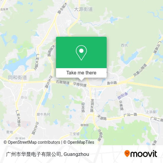 广州市华显电子有限公司 map