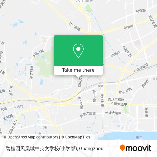 碧桂园凤凰城中英文学校(小学部) map