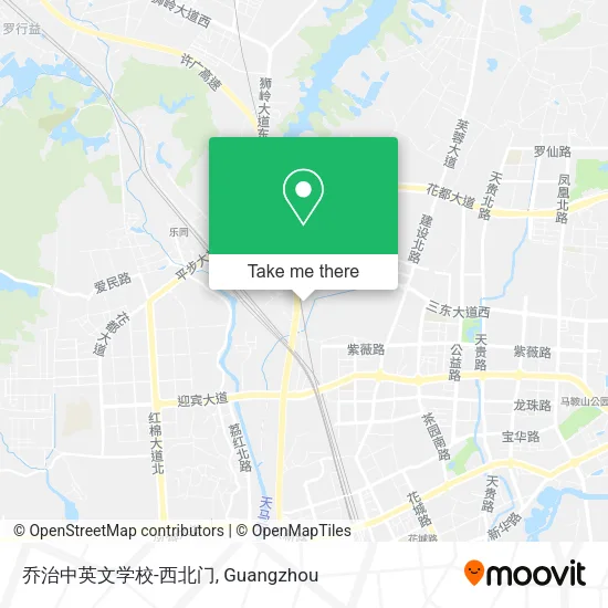乔治中英文学校-西北门 map