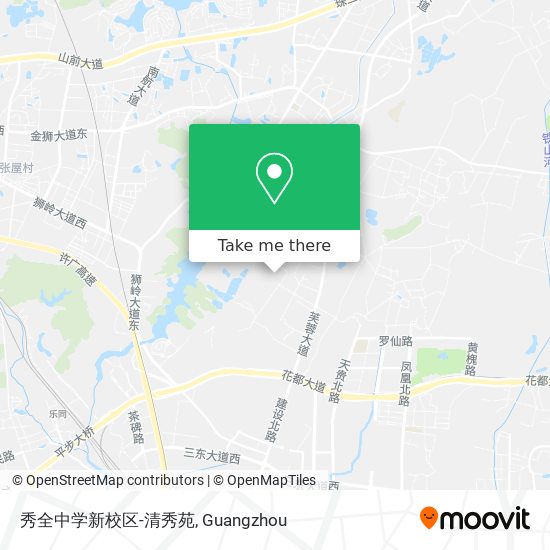 秀全中学新校区-清秀苑 map