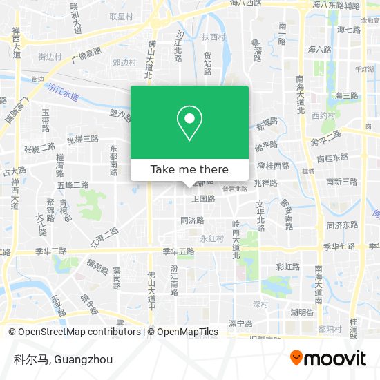 科尔马 map