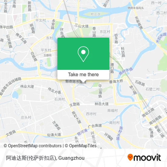 阿迪达斯(伦萨折扣店) map
