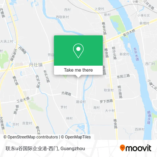 联东u谷国际企业港-西门 map