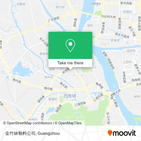 金竹林釉料公司 map