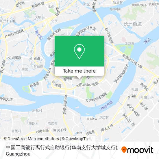 中国工商银行离行式自助银行(华南支行大学城支行) map