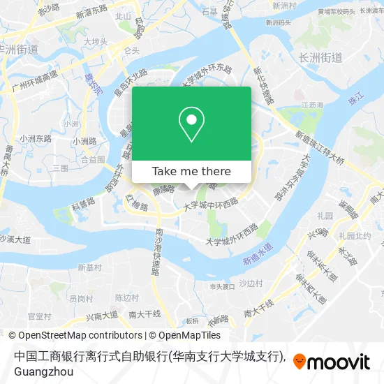 中国工商银行离行式自助银行(华南支行大学城支行) map